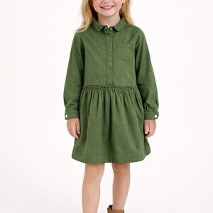 Crewcuts Kids Green Dress. Size 6. Great Condition. Olive Green.